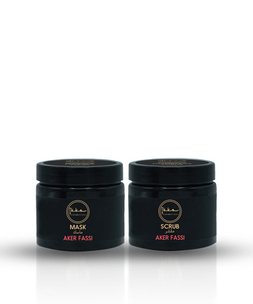 MASQUE VISAGE GHASSOUL BLANC - Aker Fassi 25g - Purifiant & Éclaircissant Naturel - Peau Sensible